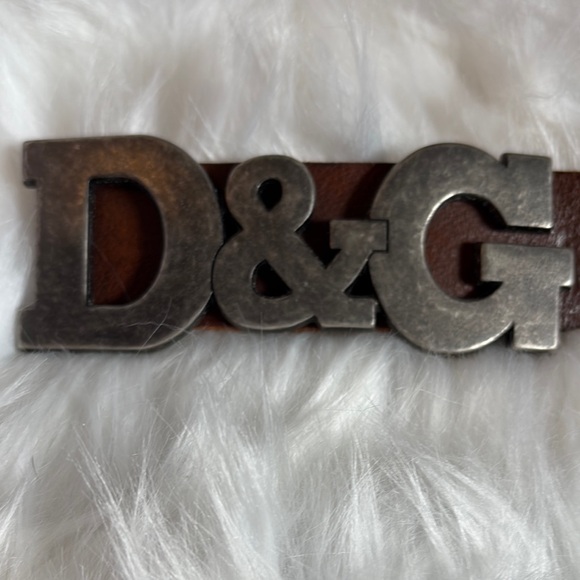 D&G Brown Leather Belt main image 4